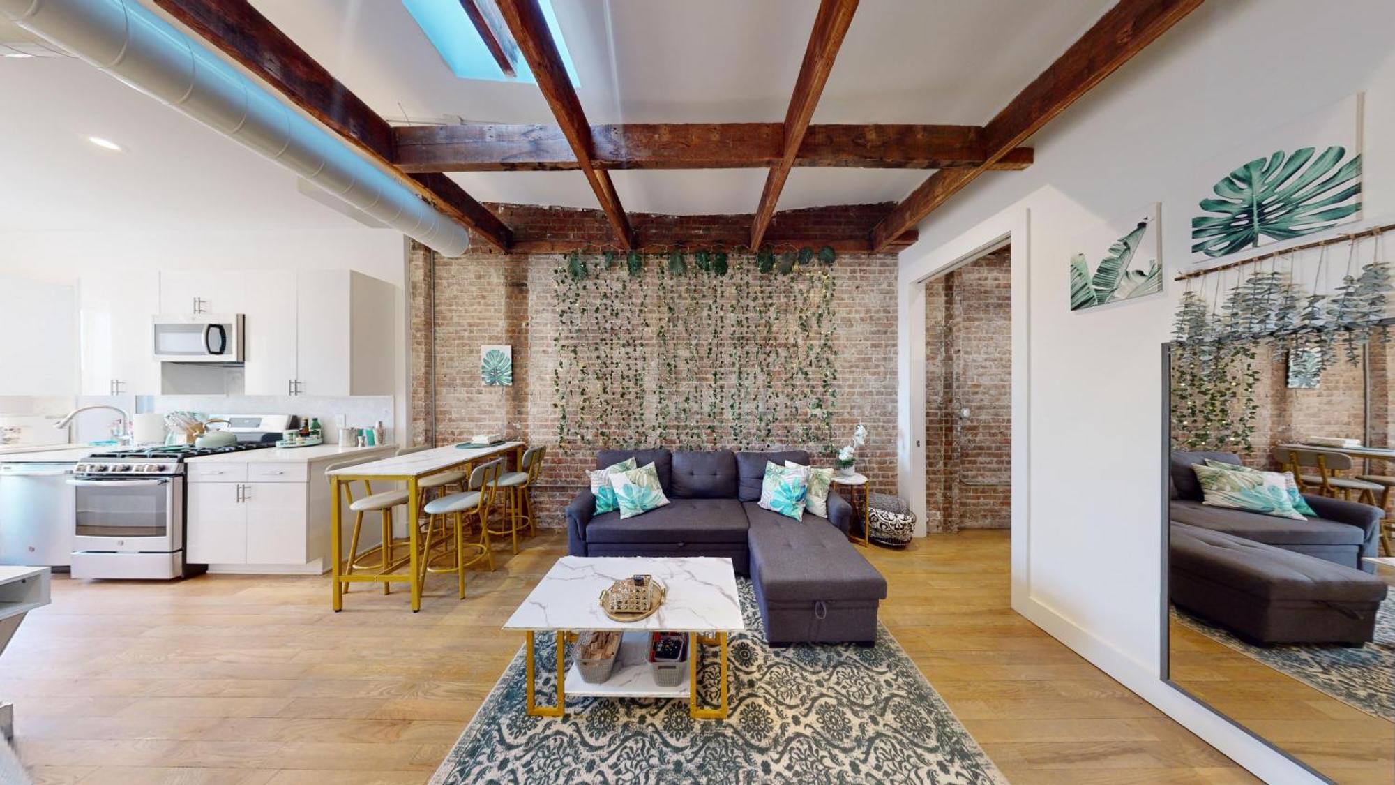 Chic Penthouse 15 Minutes From Nyc - Bus Stop At Doorstep Hoboken Zewnętrze zdjęcie