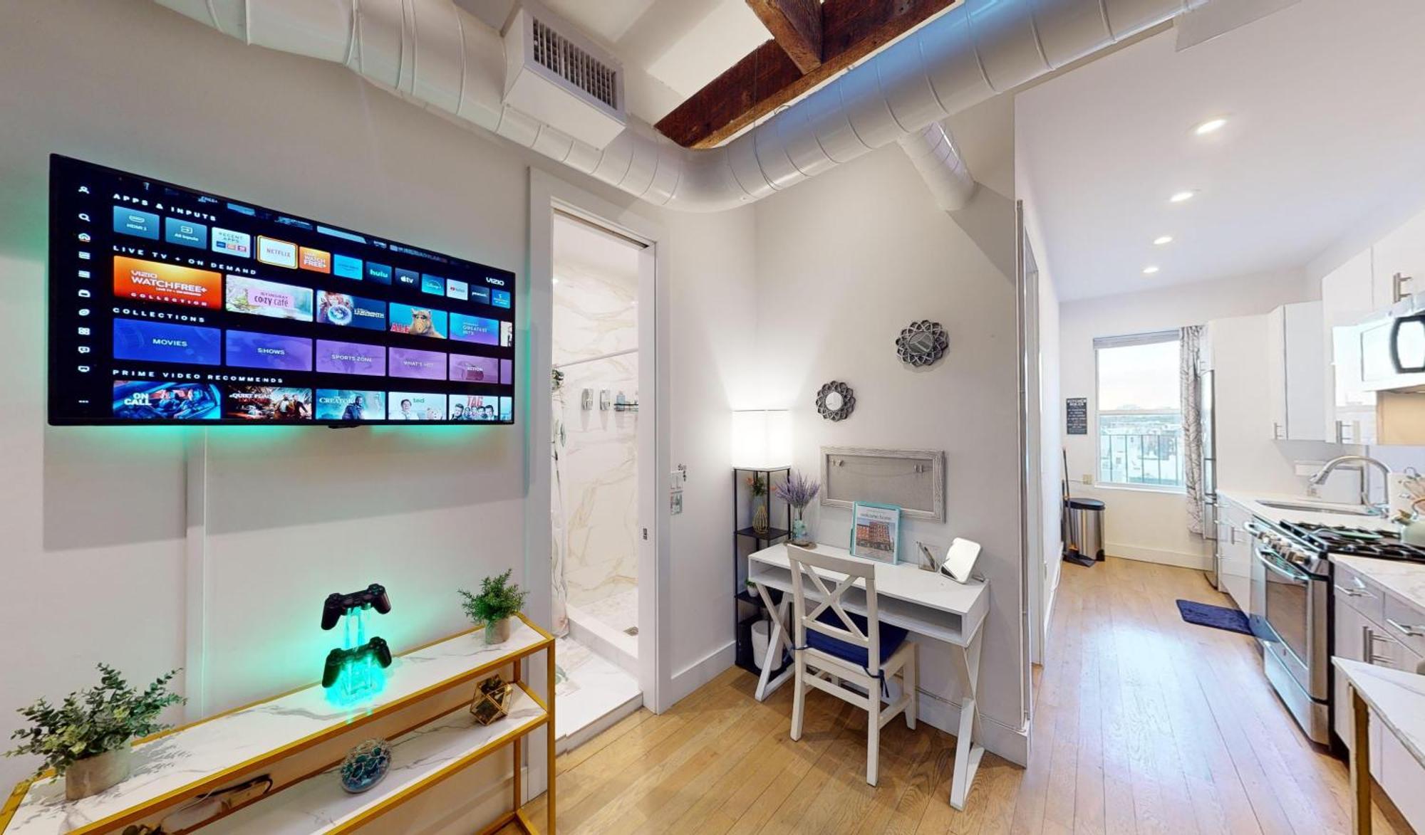 Chic Penthouse 15 Minutes From Nyc - Bus Stop At Doorstep Hoboken Zewnętrze zdjęcie