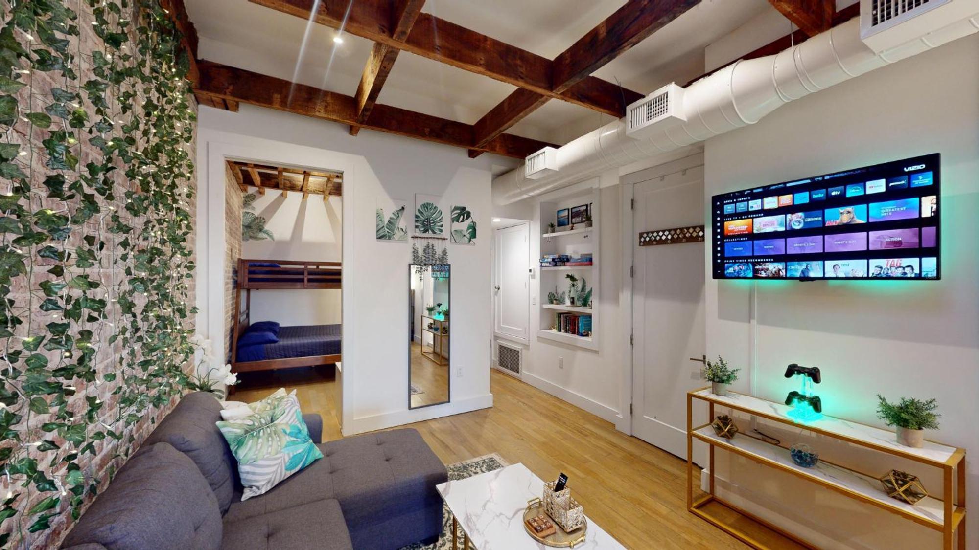 Chic Penthouse 15 Minutes From Nyc - Bus Stop At Doorstep Hoboken Zewnętrze zdjęcie